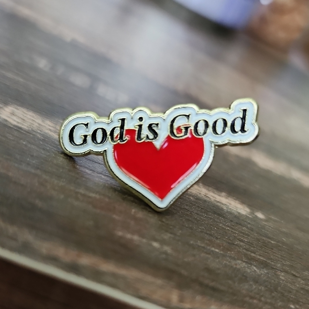 God Is GOOD LAPEL PIN BROOCH